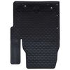 vidaXL Автомобилен килим 3 pcs Черен подходящ за TRANSIT CUSTOM 2023-