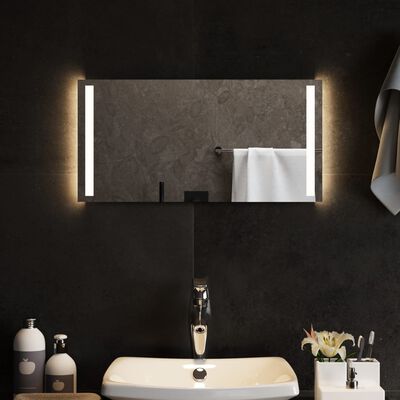 vidaXL LED огледало за баня, 60x30 см
