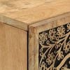 vidaXL Страничен шкаф 40x33x110 см манго масивно дърво