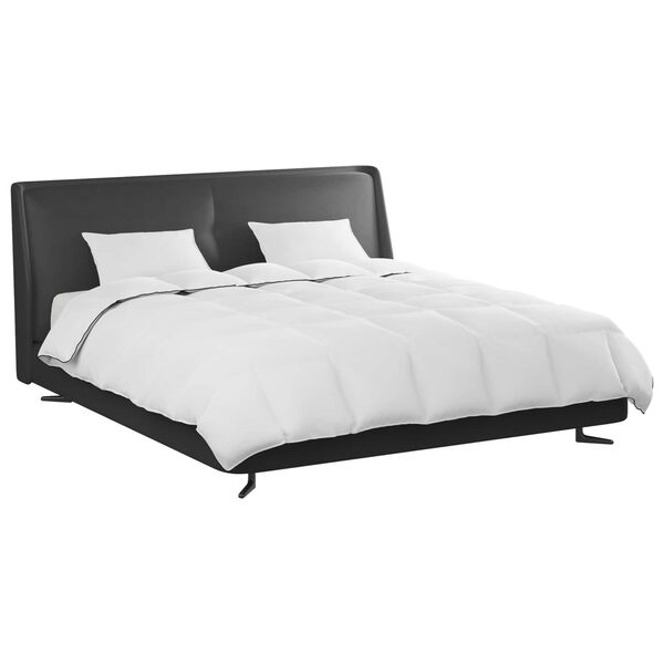 vidaXL Зимен юрган с възглавница 3 pcs Бяло Пухени пера