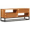 vidaXL ТВ шкаф Естествен 110 x 30 x 44 см Солидно акациево дърво