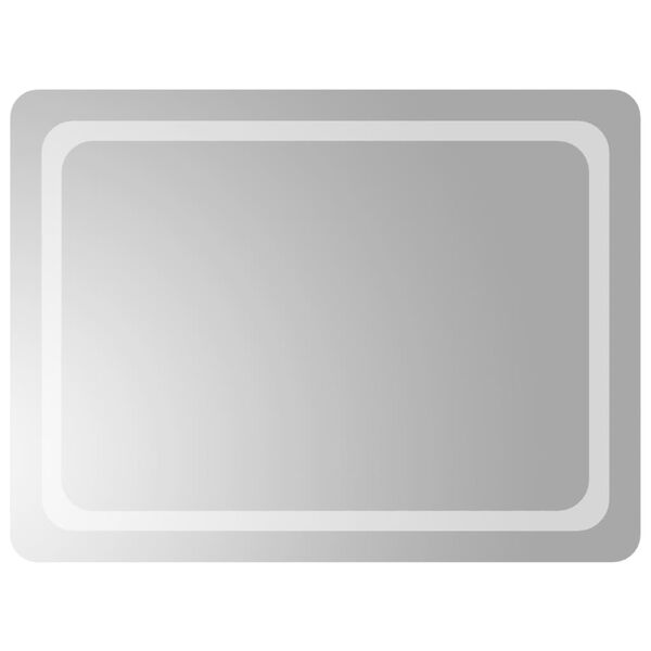 vidaXL LED огледало за баня, 60x80 см