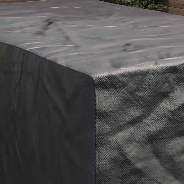 vidaXL Покривало за мебели Едноцветен Черно 143 x 225 x 90 см 600D