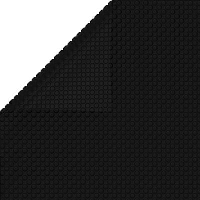 vidaXL Покривало за басейн, черно, 732x366 см, PE
