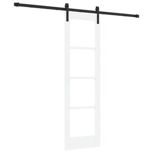 vidaXL Преплъзваща се врата ORKDAL Бяло 61 x 198,5 см