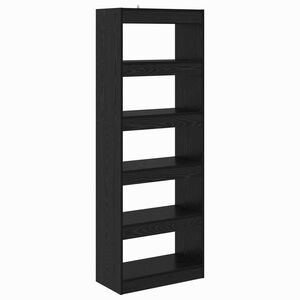 vidaXL Шкаф за книги 5 нива 60 x 30 x 166 см Инженерна дървесина