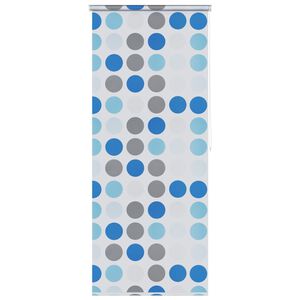 vidaXL Ролетна щора за баня, 80x240 см, кръгове