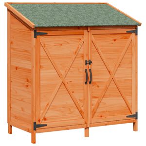 vidaXL Градина постройка Кафяво 106 x 56 x 113,5 см