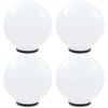 vidaXL Градински сфери за LED лампи, 4 бр, 40 см, PMMA