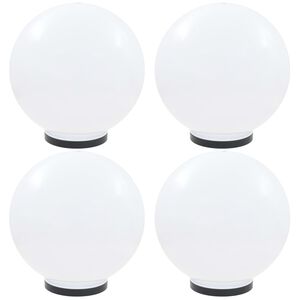 vidaXL Градински сфери за LED лампи, 4 бр, 40 см, PMMA
