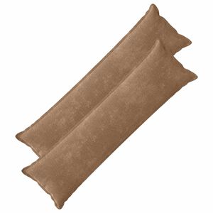 vidaXL Калъфка за възглавница 2 pcs HOUTEN Кафяво 40 x 145 см