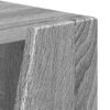 vidaXL Странична рафт Сив Сонома 33 x 32 x 70,5 см Инженерно дърво