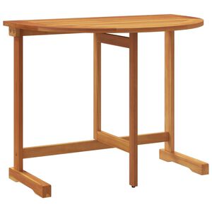 vidaXL Сгъваема балконска маса 90x60x72 см масивна акация