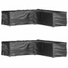 vidaXL Покривала за ъглови градински мебели 2 бр 16 капси 250x250x70см
