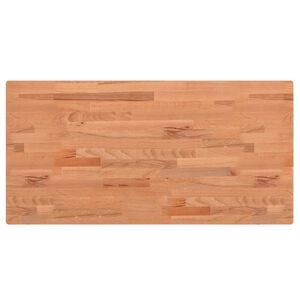 vidaXL Плот за маса 80x40x1,5 см правоъгълен масивен бук