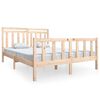 vidaXL рамка за легло 150x200 см King Size масивно дърво