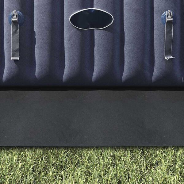 vidaXL Подложка за басейни светлосива 300x220см полиестерен геотекстил