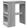 vidaXL Бар маса с рафтове, 90x47,5x103,5 см, инженерно дърво
