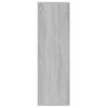 vidaXL Библиотека, сив сонома, 98x29x97,5 см