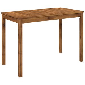 vidaXL Маса за вечеря в градината Натурално 108,5 x 55 x 75 см