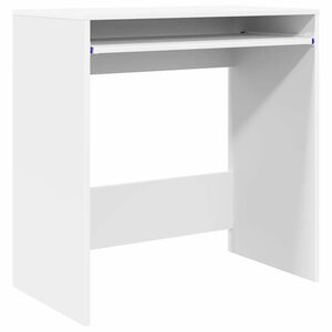 vidaXL Бюро Бяло Инженерна дървесина 77.5 x 43 x 79 см