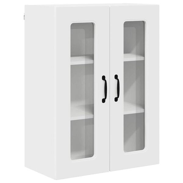 vidaXL Кухненски шкаф Kalmar Бяло 60 x 31 x 80 см Инженерно дърво