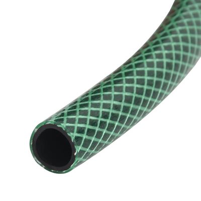 vidaXL Градински маркуч зелен 0,6" 10 м PVC