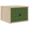 vidaXL Стенен шкаф за нощно шкафче GELEEN Дъб сонома 36 x 33 x 25 см