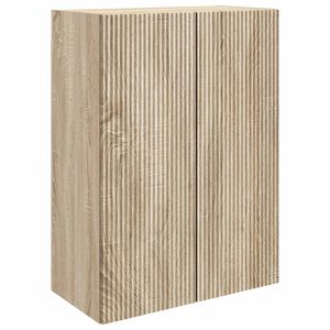 vidaXL Стенно шкафче 66 x 34,5 x 90 см Инженерна дървесина Дъб сонома