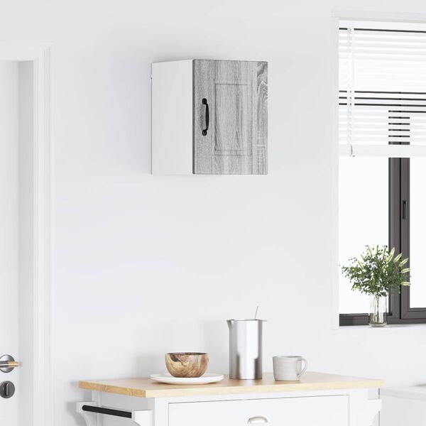 vidaXL Кухненски шкаф Сив Сонома 30 x 31 x 40 см Инженерно дърво