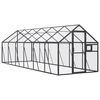 vidaXL Волиера, антрацит, 1,79x6x1,85 м, алуминий