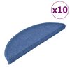 vidaXL Изтривалки за стълби, 10 бр., 56x17x3 см, сини, полукръгли