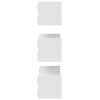 vidaXL Стенни рафтове, 3 бр, бели, 58x18x18 см, инженерно дърво
