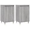 vidaXL Бюфети 2 бр сив сонома 40x35x70 см инженерно дърво