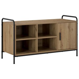 vidaXL Шкаф за обувки 100 x 39,5 x 55,5 см Инженерна дървесина