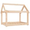 vidaXL Кучешко легло, 81x60x70 см, борова дървесина масив
