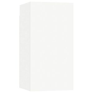 vidaXL ТВ шкаф, бял, 30,5x30x60 см, инженерно дърво