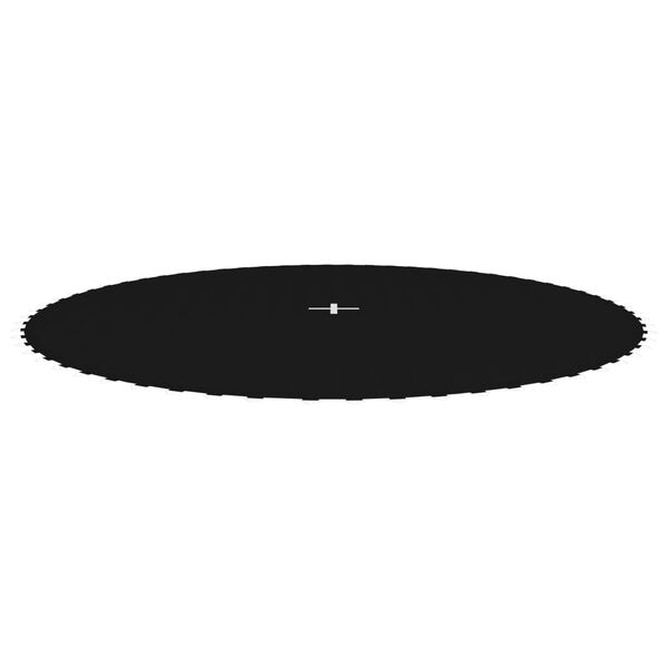 vidaXL Отскачаща повърхност за кръгъл батут 12 Ft/3,66 м черен текстил