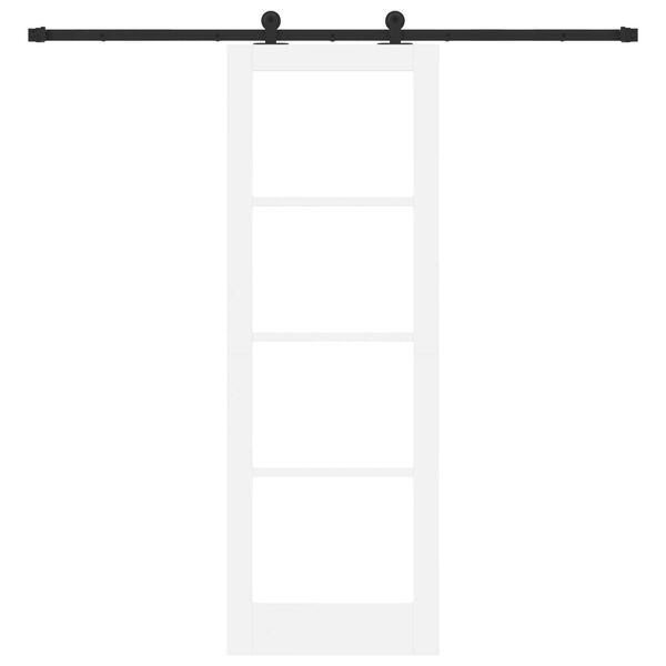 vidaXL Преплъзваща се врата ORKDAL Бяло 73,5 x 211 см
