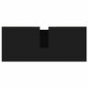 vidaXL Шкаф за баня, черен, 80x33x60 см, инженерно дърво