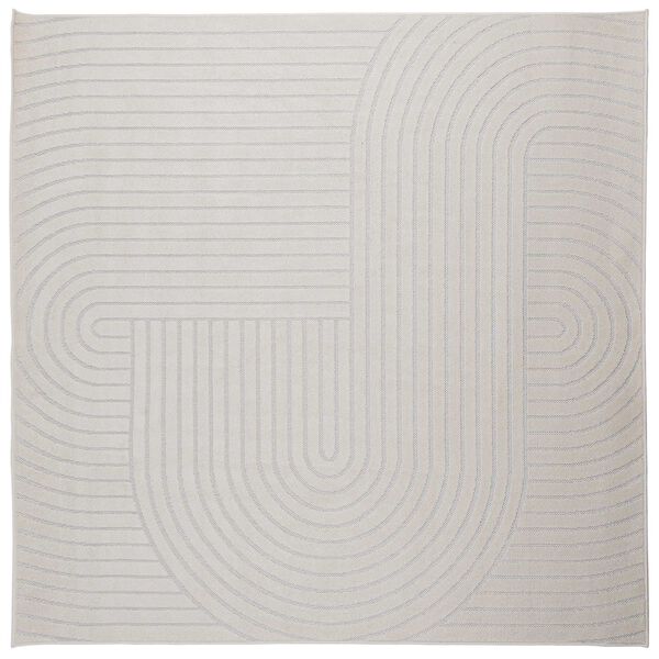 vidaXL Килими за помещение Квадратна HUARTE Крем 200 x 200 cm