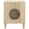vidaXL Къща за котки Сонома 42,5 x 40 x 53 см Инженерно дърво