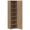 vidaXL Висок шкаф Дъб 50 x 42,5 x 185 см
