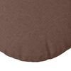 vidaXL Възглавници за седалки 2 pcs Кафяво &Oslash;80 x 29 см текстил