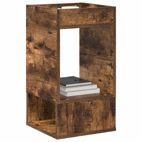 vidaXL Крайна масичка Димян дъб 30 x 30 x 56 см Инженерно дърво