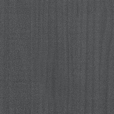 vidaXL Градински сандък, сив, 31x31x31 см, бор масив