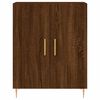 vidaXL Сайдборд, Кафяв дъб, 69,5x34x90 см, инженерно дърво