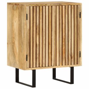 vidaXL Сайдборд с 2 врати, 55x35x70 см, мангово дърво масив