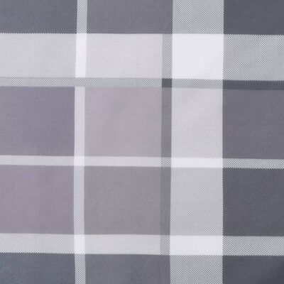 vidaXL Палетни възглавници, 2 бр, сиво каре, текстил