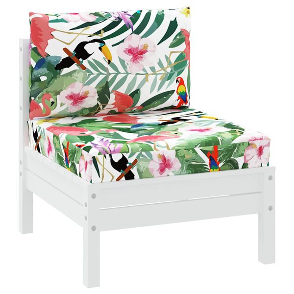 vidaXL Палетни възглавници, 2 бр, многоцветни, плат Оксфорд